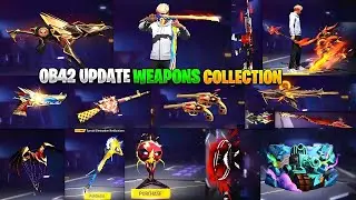 OB42 NEW COLLECTION ITEMS PREVIEW | OB42 NEW WEAPON SKIN,LOOT BOX & PARACHUTE SKIN |OB42 UPDATE