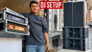 DJ Setup वो भी Zypher Labs का।2 Bass,2 Top,2 Amplifier,Mixer crossover