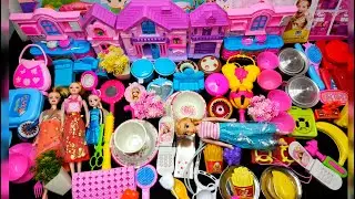 8 Minutes of Relaxing ASMR Barbie Miniature Cooking! 🥘 Tiny Food & Satisfying USA Toy Stories
