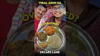 Viral Arun Da & His Joy Ma Tara | Decars Lane Street Food | Cheapest Food In Kolkata | SSR