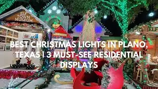 Best Christmas Lights in Plano, Texas 🎄 | 3 Must-See Residential Displays