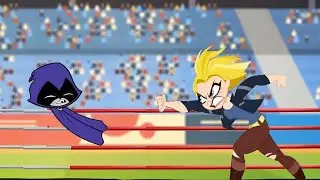 Raven vs Super girl / teen titans go / Dc SUPER h&eacute;ros girls