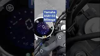 Yamaha XSR155 Mileage #shorts