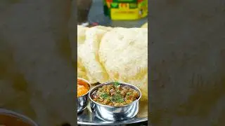 Delicious Halwa Puri Platter #shorts #halwapuri #kashmircookingoil