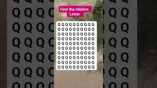 Find the Hidden Letter #brainteaser #search #find