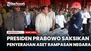 Presiden Prabowo Saksikan Penyerahan Aset Rampasan Negara dari Tambang Ilegal kepada PT Timah Tbk.