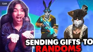 asking question and sending gift to random player of free fire🤣🤣