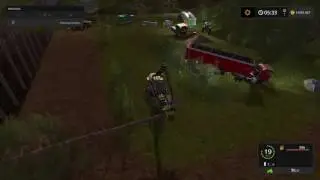 Farming simulator 2017 multiplayer # 1 houtchips en uitleggen kanaal