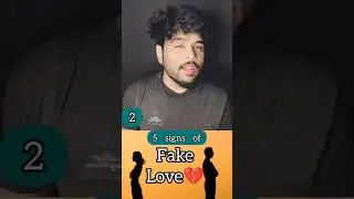 5 signs of FAKE LOVE💔 RELATIONSHIP...#trending  #iamsriharishofficial #sriharish