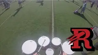 Reading Memorial High School Marching Band 2017- Tenor Drums GoPro Cam