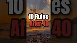 10 Life Rules That Will Protect Your Future After 40 | Stoic Wisdom for Inner Peace#shortvideo