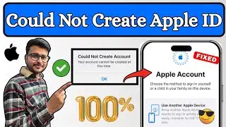 Fix Your account cannot be created at this time 😱 | How To Fix Could Not Create Account in iPhone