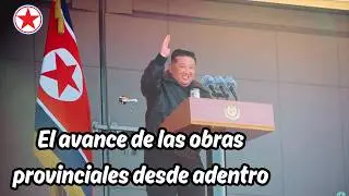 Kim Jong Un | Visita el sitio de construcción de la granja de invernadero combinada Sinuiju