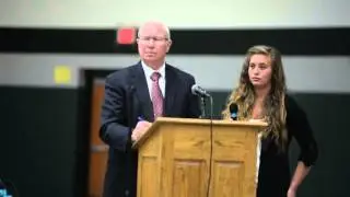 Bay County District Judge Timothy Kelly takes his courtroom to Pinconning High School
