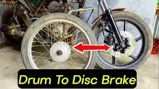 Disc brake secret Knowledge 😍😍 | Drum Brake to Disc Brake Modification Price | Installation Process