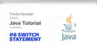 Java #6 Switch Statement |  Tagalog Tutorial for beginner 2024 | Thirdy Dacoder