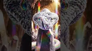 GIANT SNAKE ON CRYSTAL CAVE