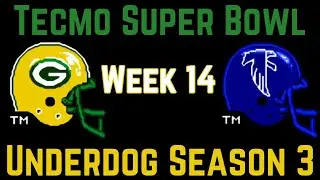 Underdog Season 3 Challenge - Packers vs Falcons  Week 14 - Tecmo Super Bowl