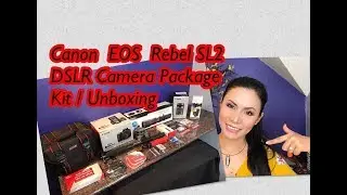 CANON EOS REBEL SL2 DSLR CAMERA PACKAGE KIT UNBOXING ||