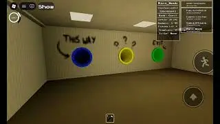 Roblox backrooms (redacted) how to go the hub