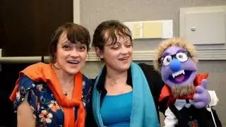 That Time Twins from The Shining, Lisa & Louise Burns, Talked to a Puppet at Days Of The Dead