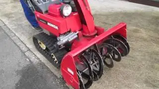 ホンダ除雪機　HS1390Z　作動確認