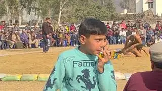 जिला राजौरी के नौशेरा खेल मैदान में दंगल का आयोजन