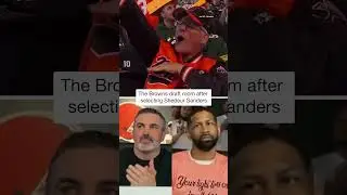 Browns draft room shortly after drafting Shedeur Sanders #nfl #shorts