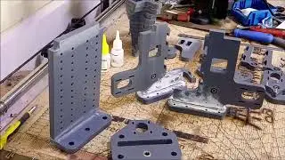 Teil 2 Eine CNC Fr&auml;se/Laser Kombi entsteht, ein eigenbau auf basis meiner k&auml;sefr&auml;se in version 2.0+