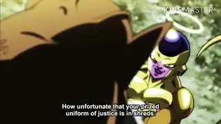 DragonBall super Toppo transforms into god of destruction