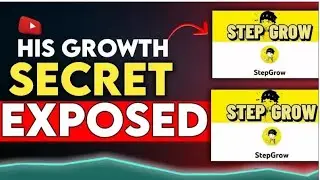 How @StepGrow  dominates youtube his secret revealed #myfirstvlog