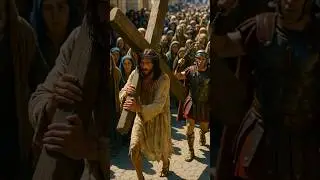 The Path of Suffering &ndash; Jesus Carrying the Cross💔✝️ #jesus#thecross#hediedforus#jesuslovesyou