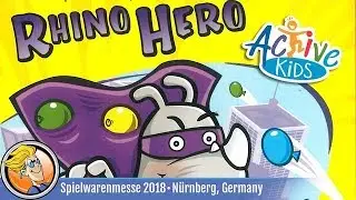 Rhino Hero: Active Kids &mdash; game preview at Spielwarenmesse 2018