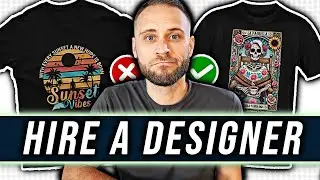 How To Hire A Print On Demand Designer IN 5 MINUTES!