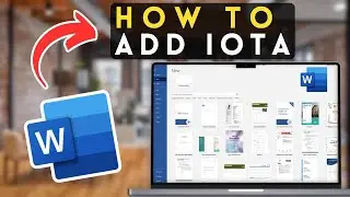 How to Insert a Iota Symbol in Microsoft Word | MS Word Tutorial (2025)