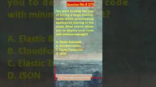AWS Solutions Architect Associate Certification Practice Questions | Question No. 175 #aws #shorts