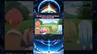 Bro cast an enhancement spell without them knowing 😳 #animeshorts #anime