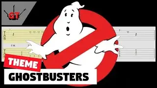 Ghostbusters Theme | Rhythm guitar and Vocal | Easy Guitar Tab