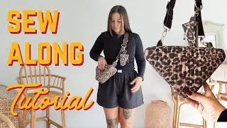 Mag bag sew along tutorial. With sewing pattern.