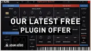 Tracktion's RetroMod 106: The Latest FREE MyADAM Synth Plugin | ADAM Audio