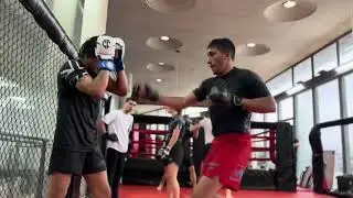 MMA drills at Diesel Gym London