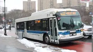 [RARE] MTA NYCT: 2011 NFI XD40 #4824 on the Bx12-SBS to Bay Plaza at E. Fordham Rd/University Av