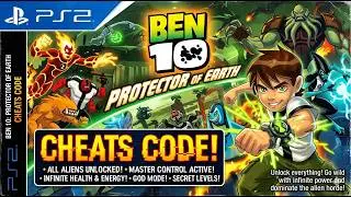 Ben 10 Alien Protector To Eart PS2 Cheat Code (Gameplay)