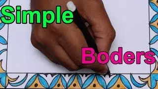 4 in1simple border design for project || Border Designs || Border designs on paper | My Creative Hub