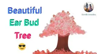 Beautiful ear bud painting 🖼️ | Ear bud painting tree 🌲@KartikCreation-jd5gz