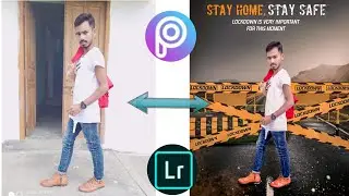 Picsart Lockdown Photo Editing || Lockdown for Stay Home, Stay Safe Awareness Photo editing Picsart