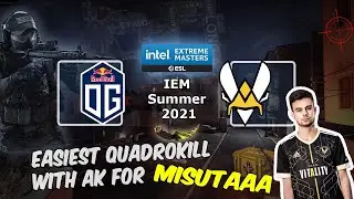 OG vs Vitality: Легчайший Квадрокилл с АК для Misutaaa, IEM Summer 2021