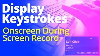 Show / Display Keystrokes on your screen in windows 11 for Tutorials & Demos | 2023