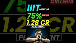 IIIT without 75% Criteria! #jeemains #jee #iitjee #harshsir #shorts #jee2026 #iiit #jeepreparation