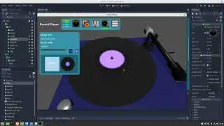 Vinyl Record Player Godot Project Update